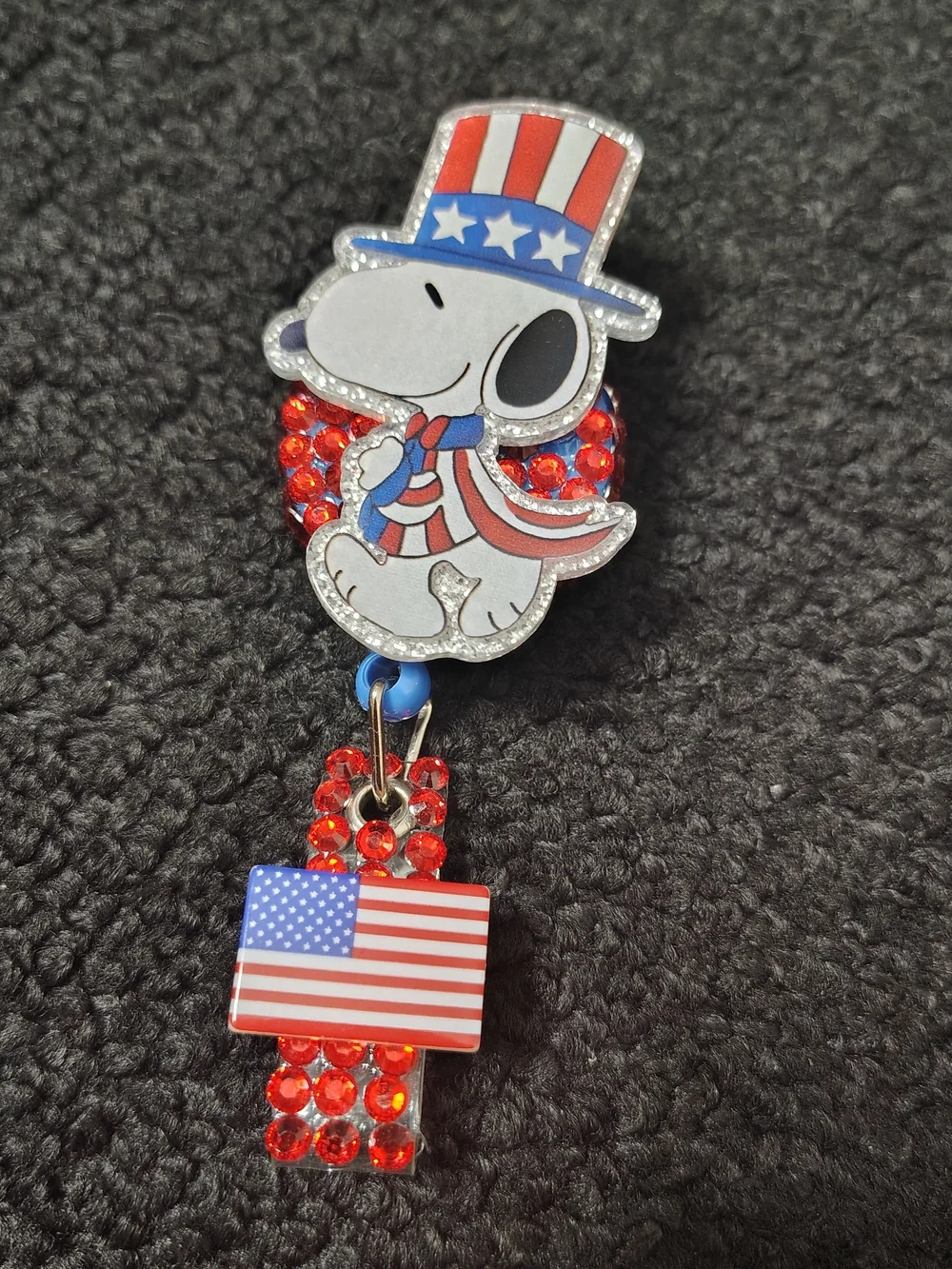 Peanuts Snoopy Retractable Badge Reel Work Id Holder Id Badge Holder